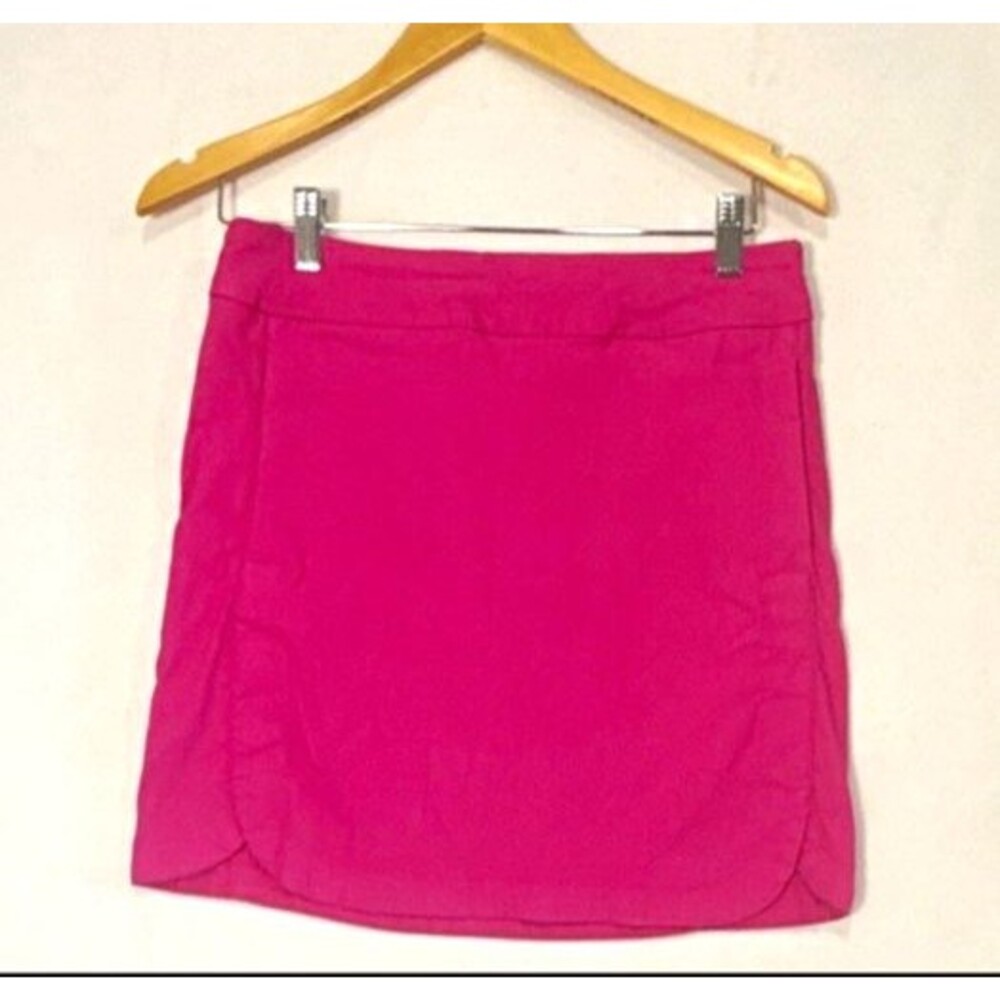 Tribal Pink Pull On Athletic Wrap Skort 8 Wrap Stretch Athleisure Casual Preppy